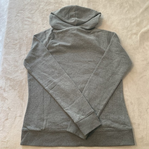 Virginia Tech VT Hokies Diagram Size L Gray Long Sleeve Hoodie Pop Out Logo - Picture 3 of 4